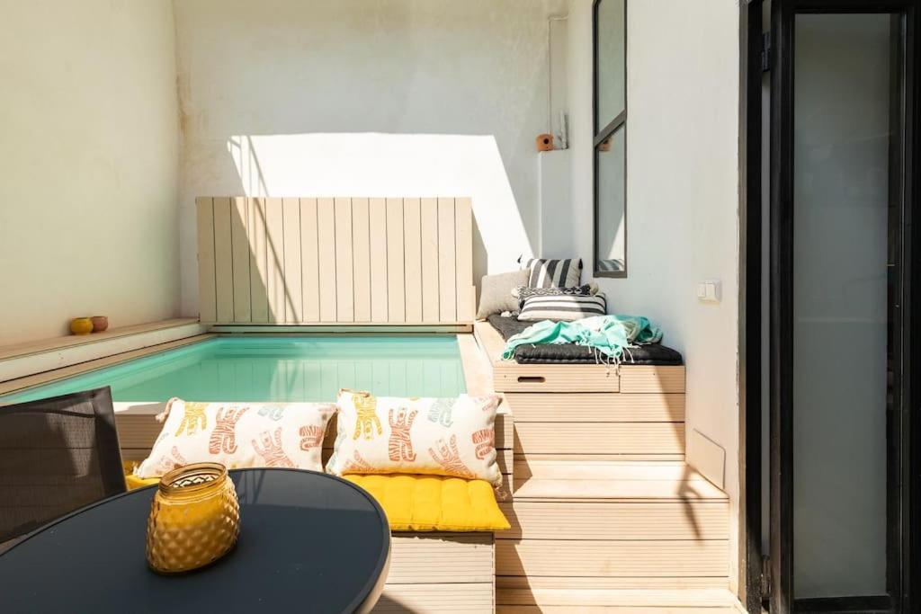 Апартаменты Cozy Loft Patio+Pool +Wifi Валенсия Экстерьер фото
