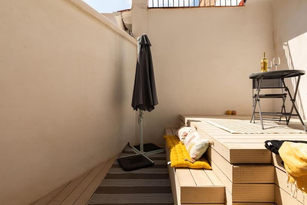 Апартаменты Cozy Loft Patio+Pool +Wifi Валенсия Экстерьер фото