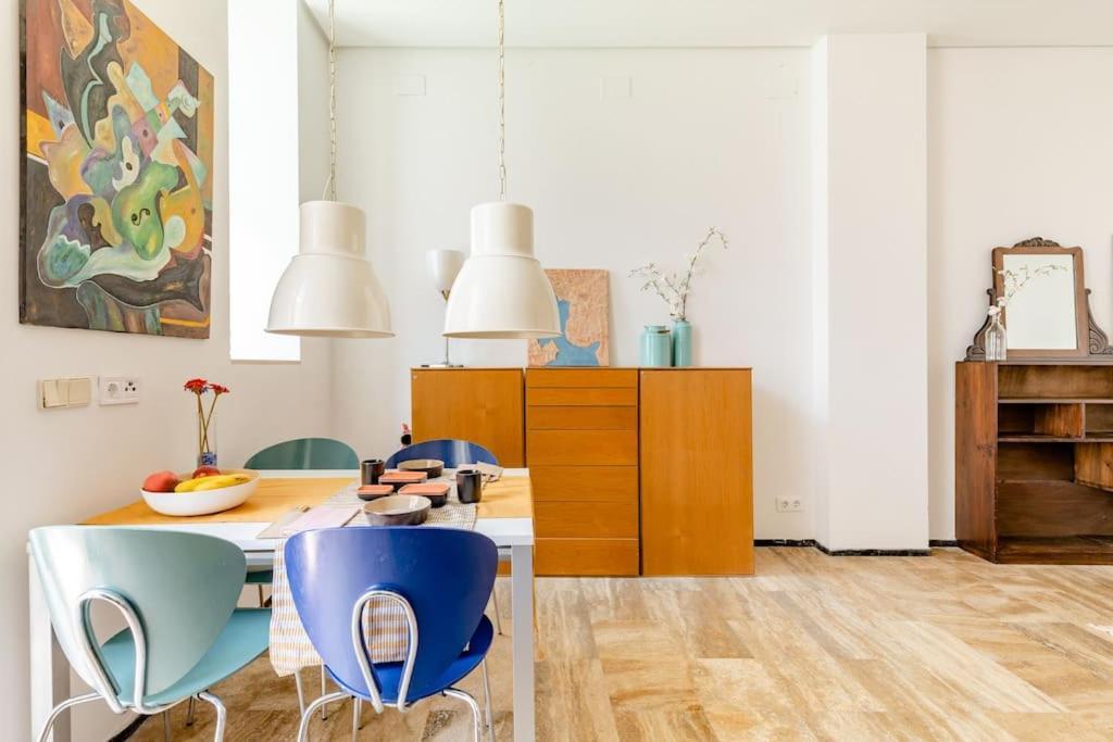 Апартаменты Cozy Loft Patio+Pool +Wifi Валенсия Экстерьер фото