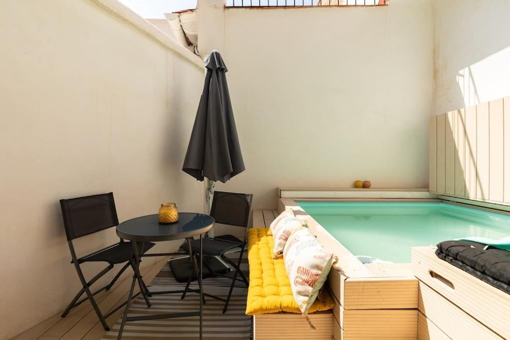 Апартаменты Cozy Loft Patio+Pool +Wifi Валенсия Экстерьер фото