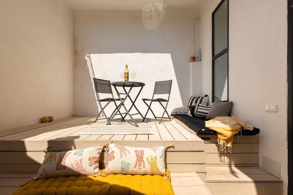 Апартаменты Cozy Loft Patio+Pool +Wifi Валенсия Экстерьер фото